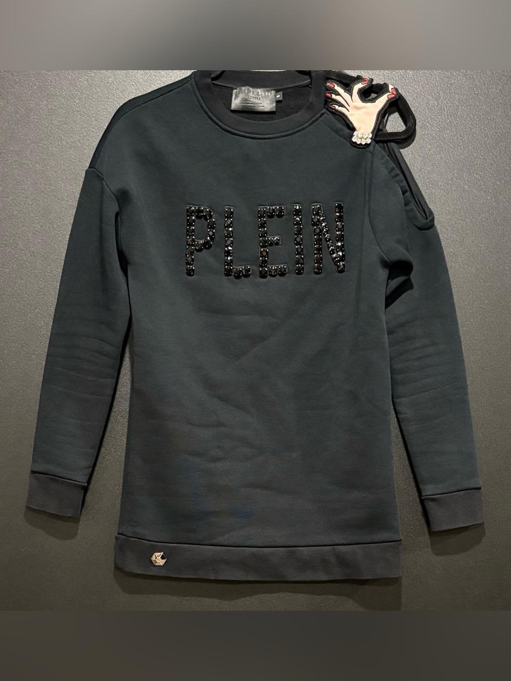 Philipp Plein Heart Motif Sweatshirt